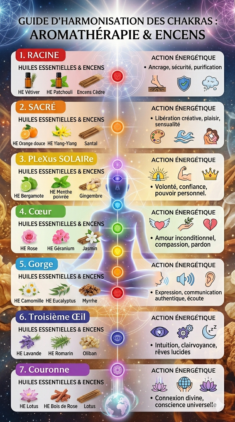 L'Aromathérapie Plantes sacrées et Encens