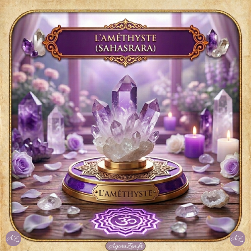Améthyste chakra Couronne